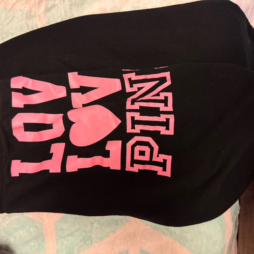 PINK Victoria's Secret Black Sweatshirt